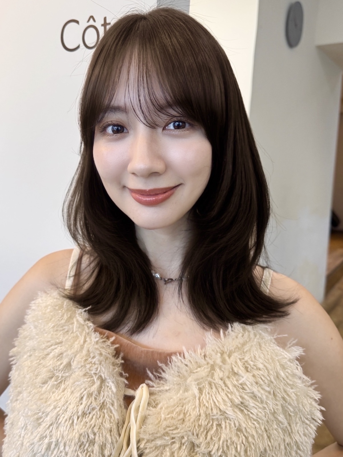 レイヤーカット×ミディアムレイヤー