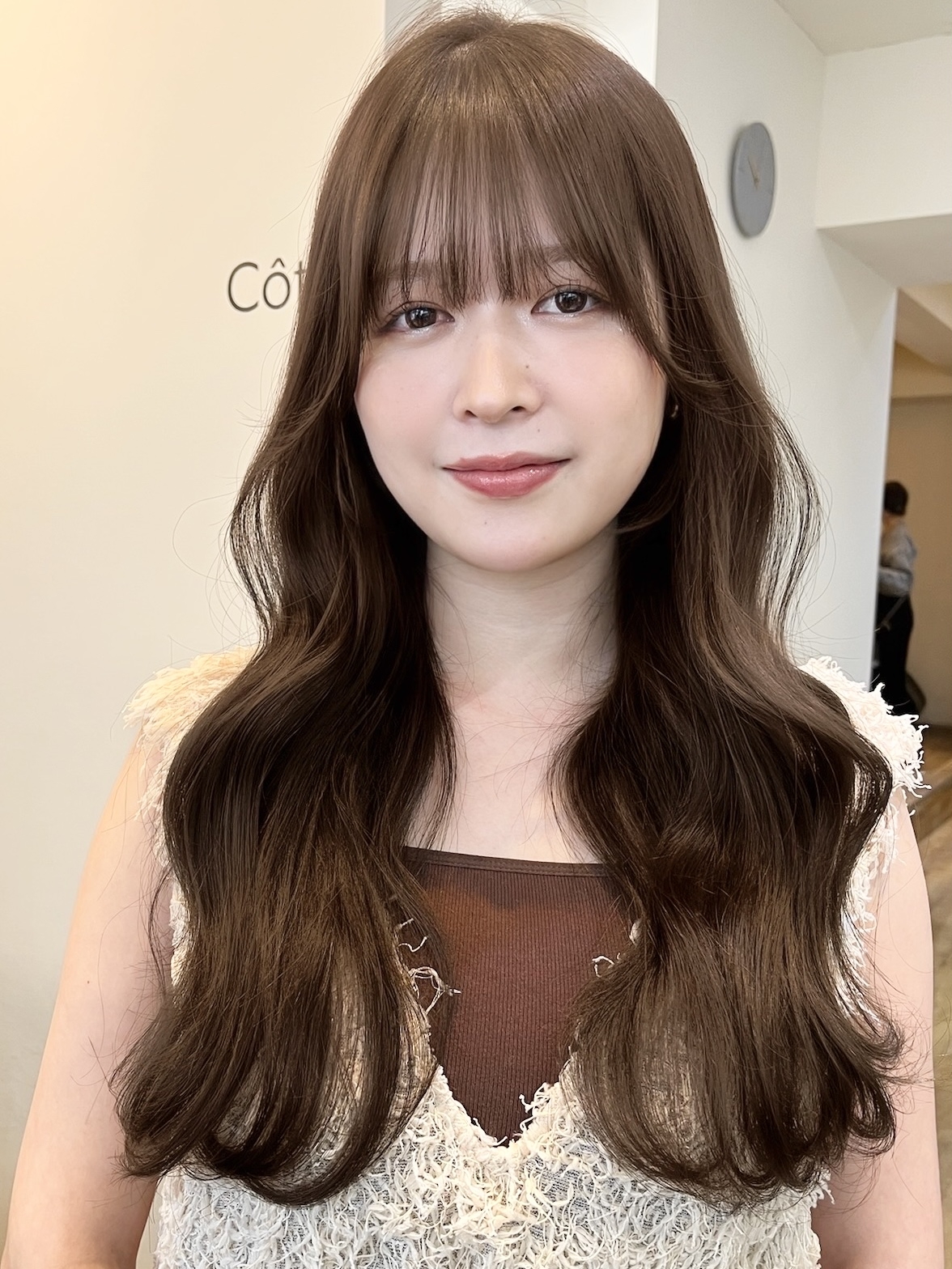 ロング×カシスブラウン
