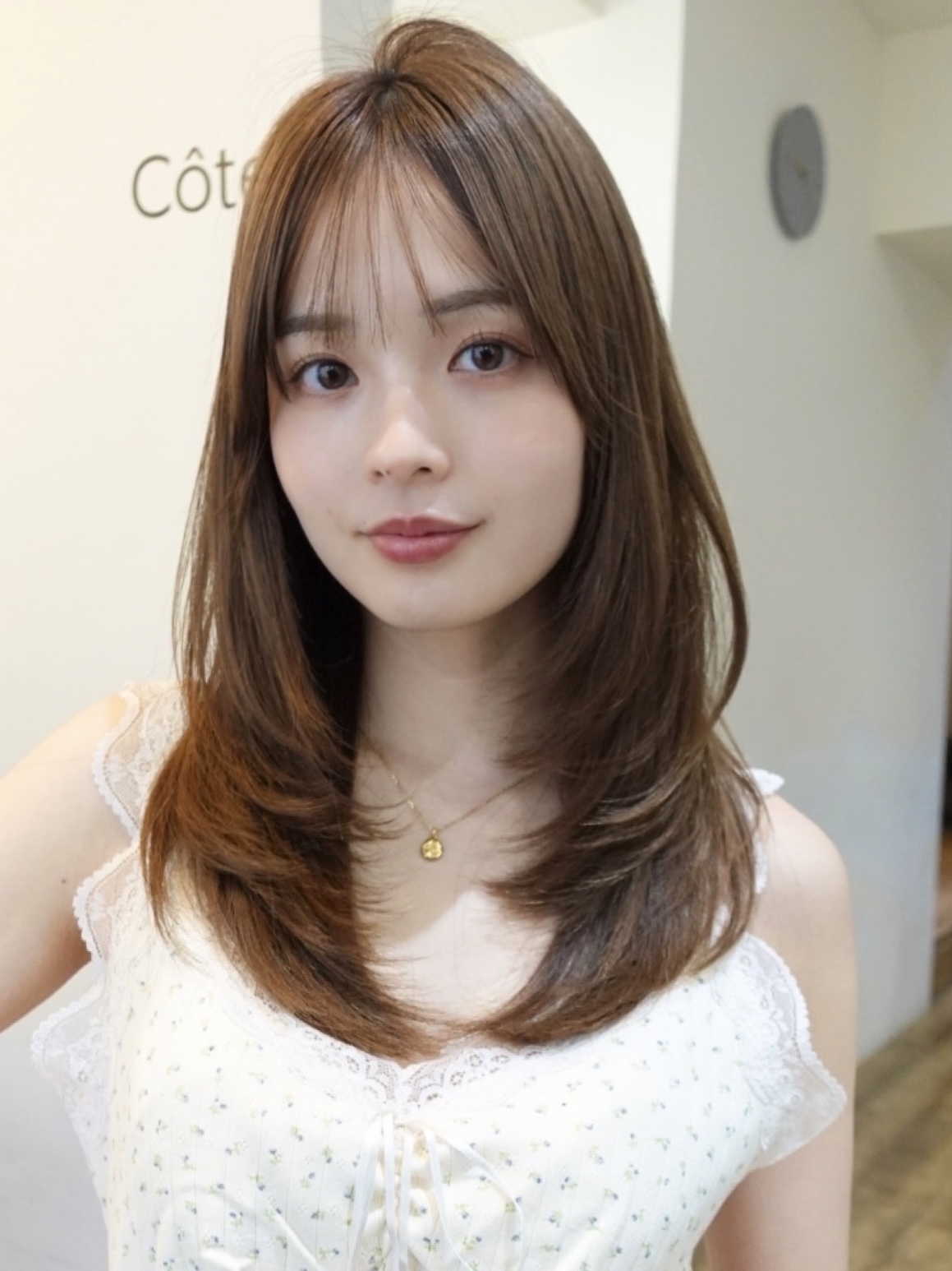 レイヤー×セミロング
